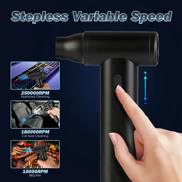 Moteur sans brushless à air comprimé 250000RPM Vitesse variable sans marche 10000mAh Batterie C