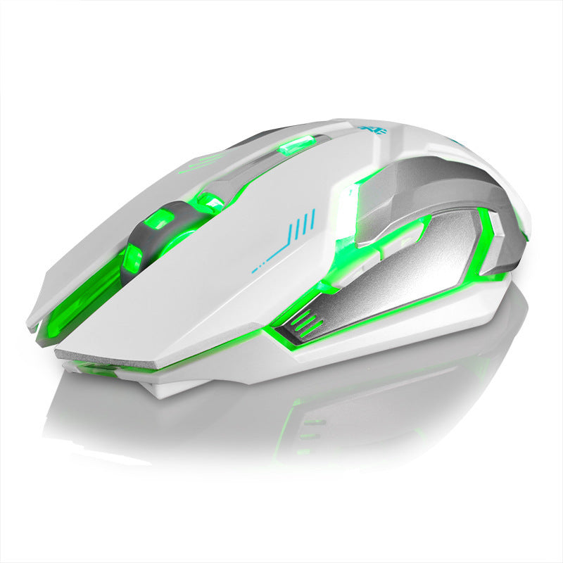 Wireless Rechargeable Mouse Notebook Desktop Home Office Universal Gaming Mute Luminous