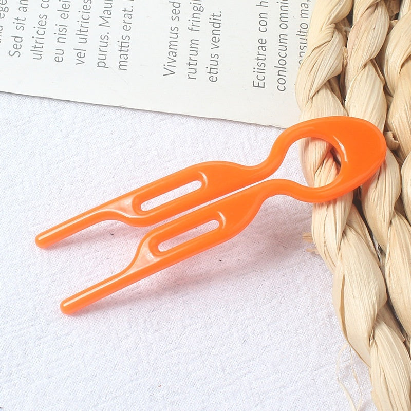 Style européen et américain Large U-forme femme simple Joker Hairclip