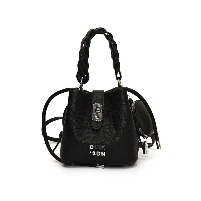 Épaule et sac croisé en cuir doux