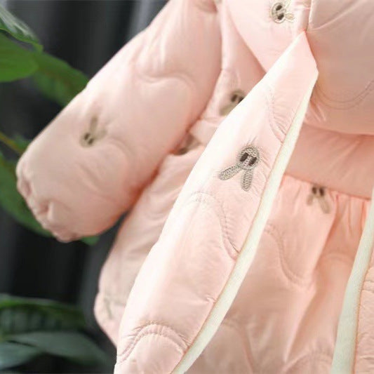 Filles Thickened Coton rembourré manteau d'hiver Vêtements pour enfants coton rembourré Veste Western