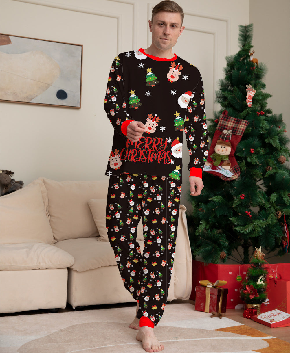 Fashion Christmas Parent-child Homewear Set de pyjamas