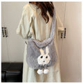 Mignon en peluche Cartoon Grande Capacité Sac à bandoulière