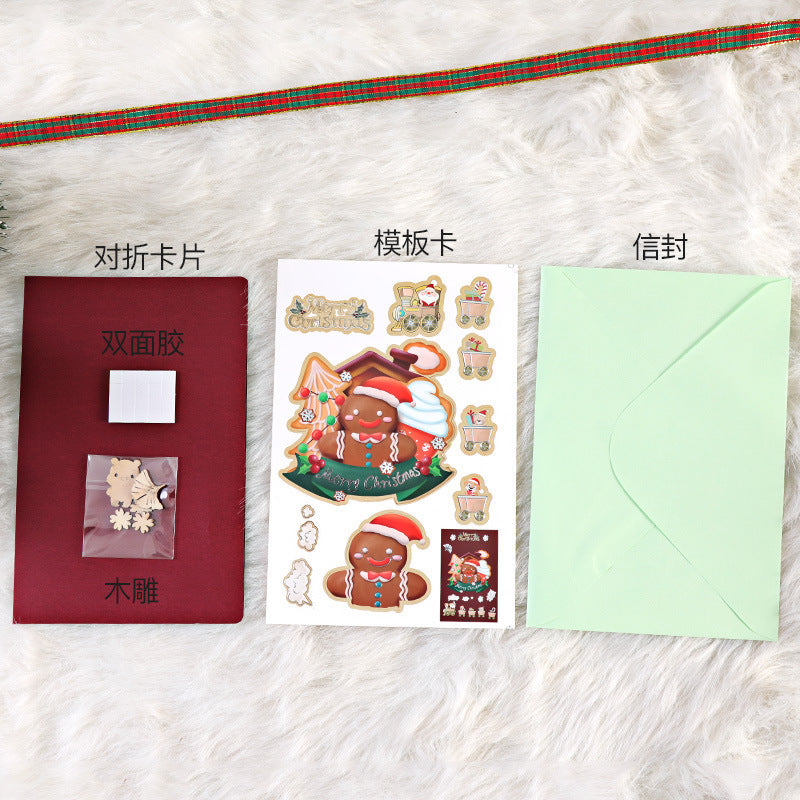 Bricolage Carte de voeux Noël Creative Handmade Mignon