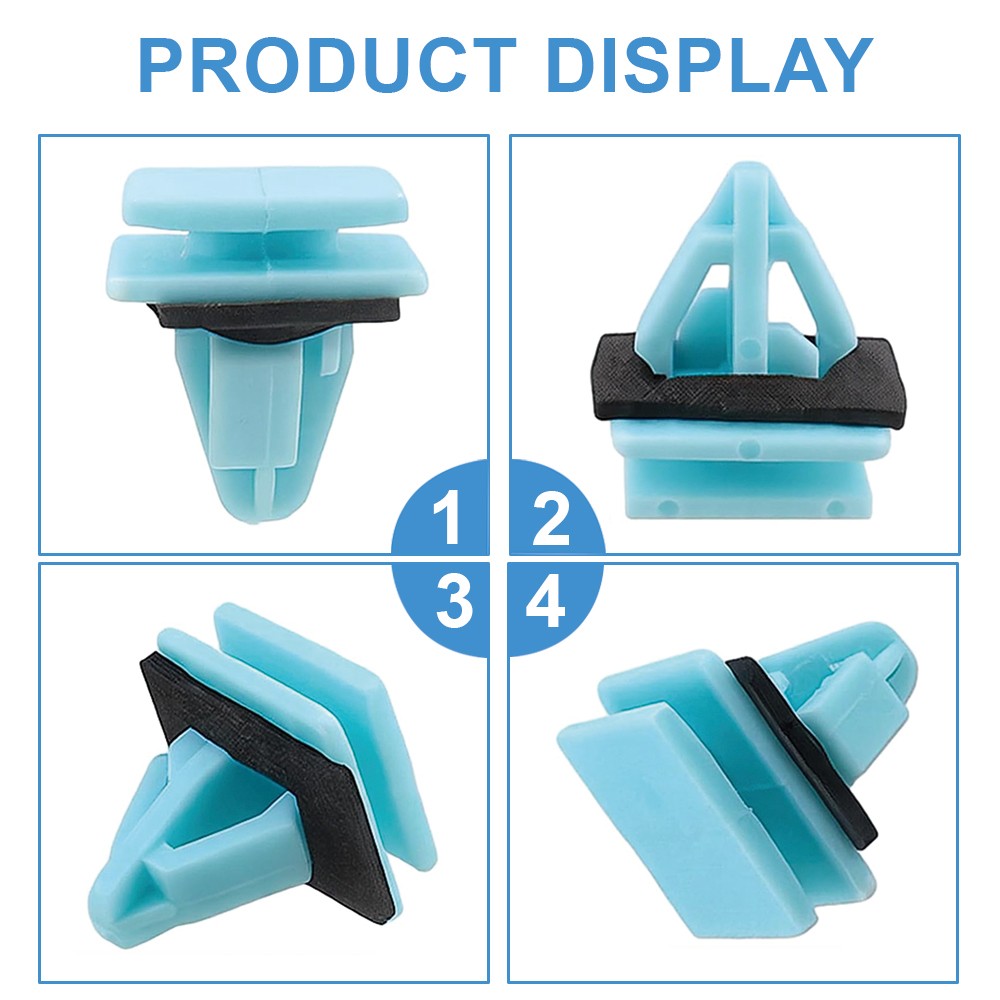 50pcs Pour Hyundai Santa KIA Side Moulding Clips de bande de porte 877561F000
