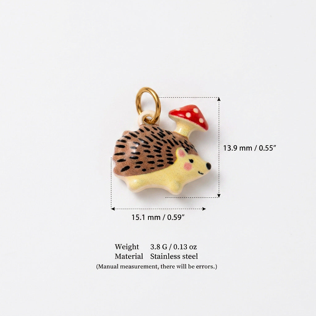 Pendentif en acier inoxydable bricolage, protection des couleurs