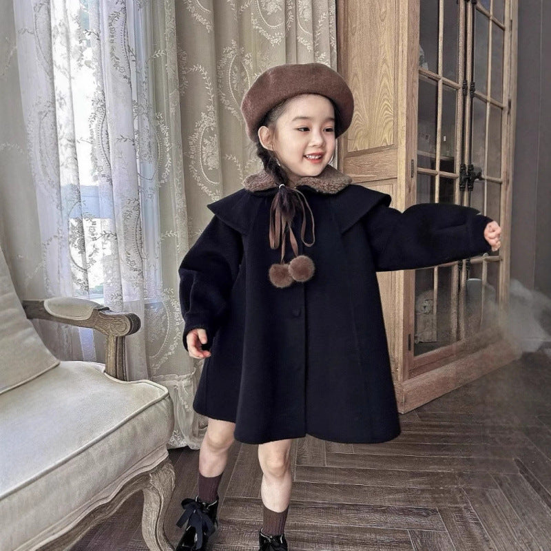 Élégants enfants académiques mi-long Mignon et mode