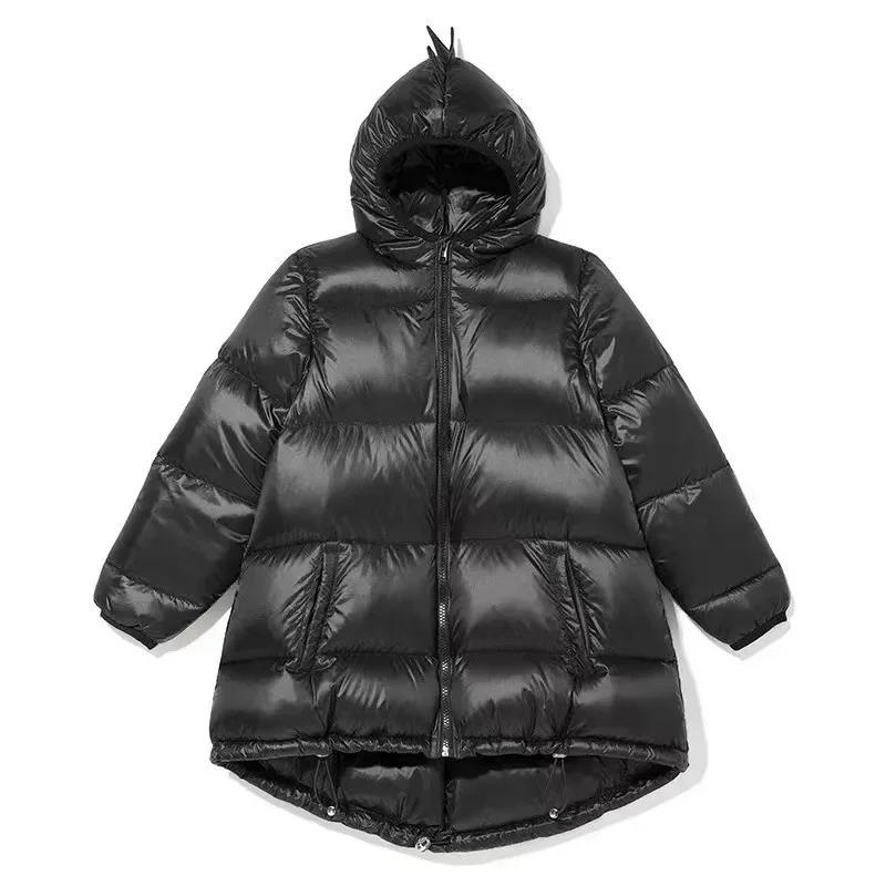 Veste à capuche pour enfants Solid Color Down