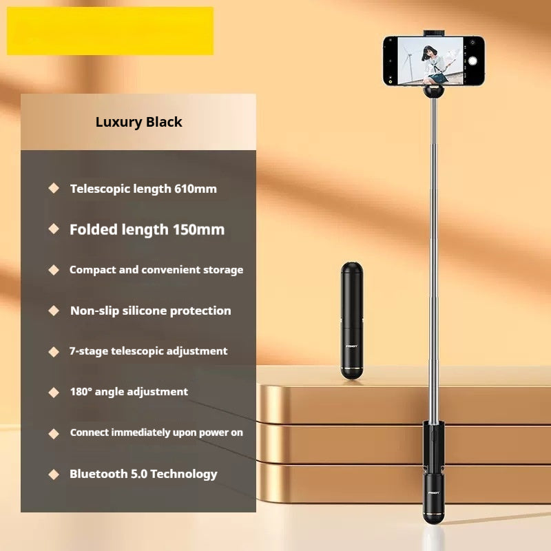 Mini bâton de selfie de téléphone tout-en-un avec étrier Bluetooth étendu La photographie ultime