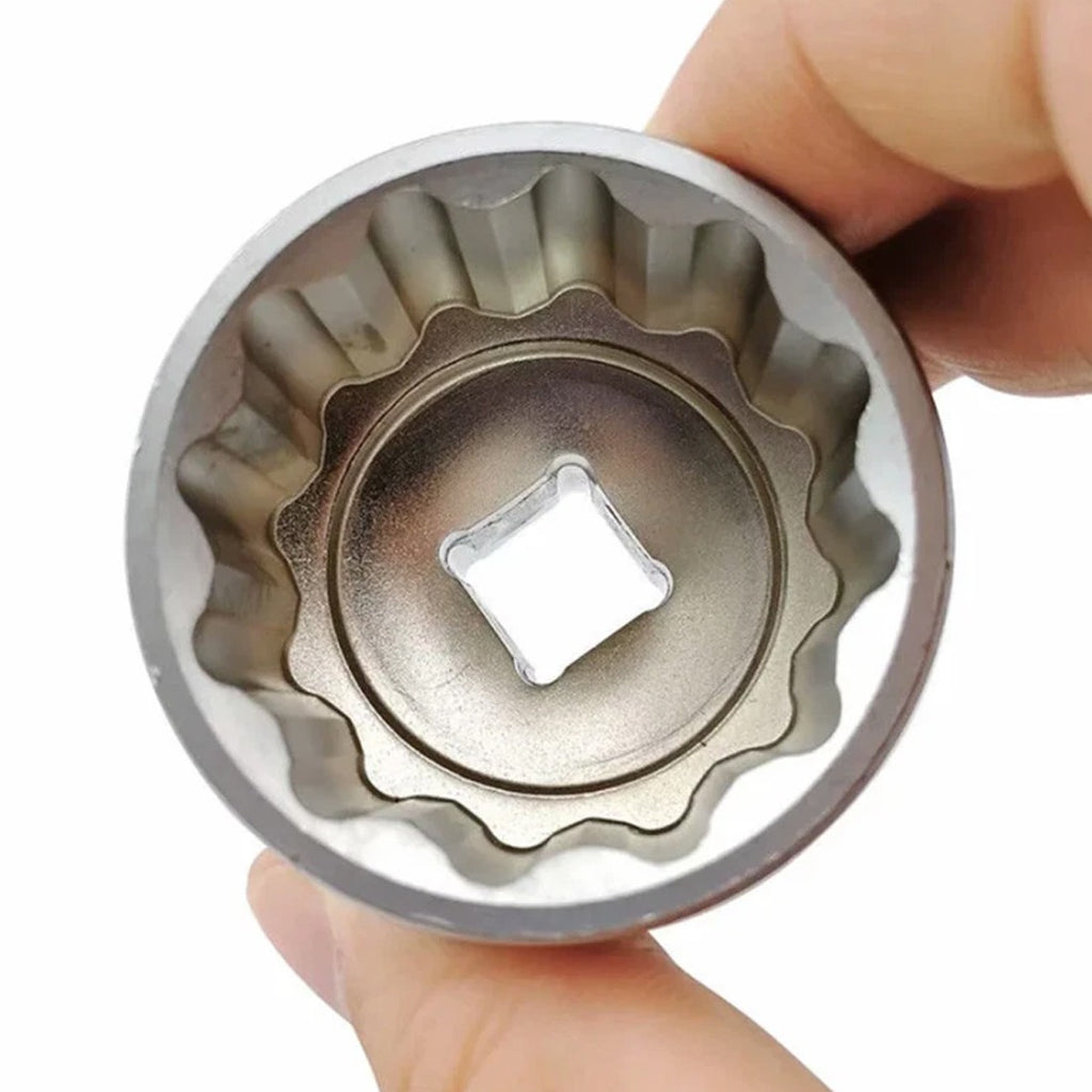 21 Pcs Half Inch Drive Ensemble de chaussettes multi-dents 8 à 36mm 12 point Sockets métriques Spline pour