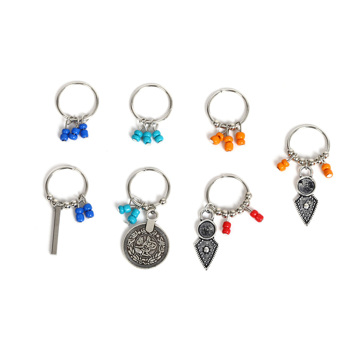 Épingle à cheveux pendentif de pièce de monnaie Headdress simple