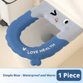 Siège de toilette U-bleu-EVA-1