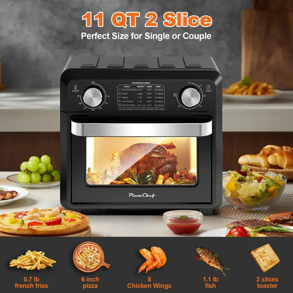 11QT Compact Air Fryer Grille-pain Four
