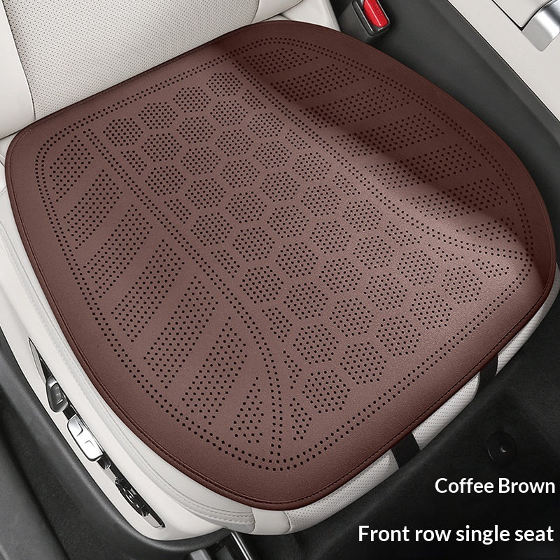 Coussin universel de quatre-saisons ultra-mince Suede-Look à trois pièces de siège de voiture