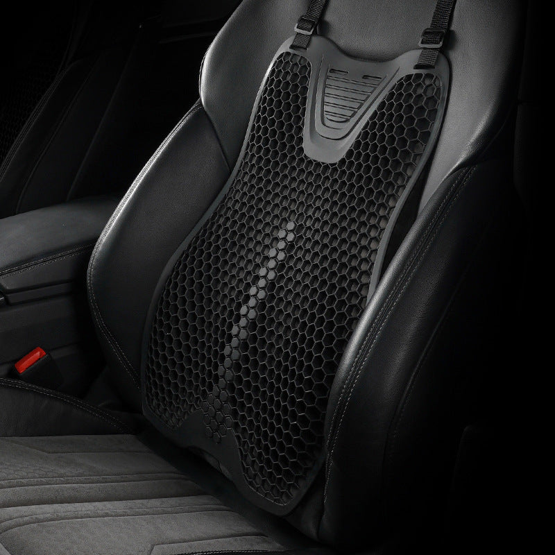 Coussin de siège de voiture ventilé et respirant en silicone à quatre dimensions