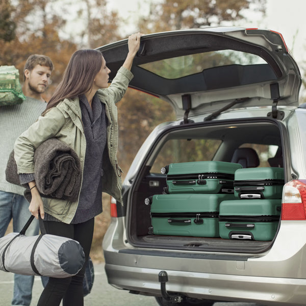 Bande verticale quatre dans une valise