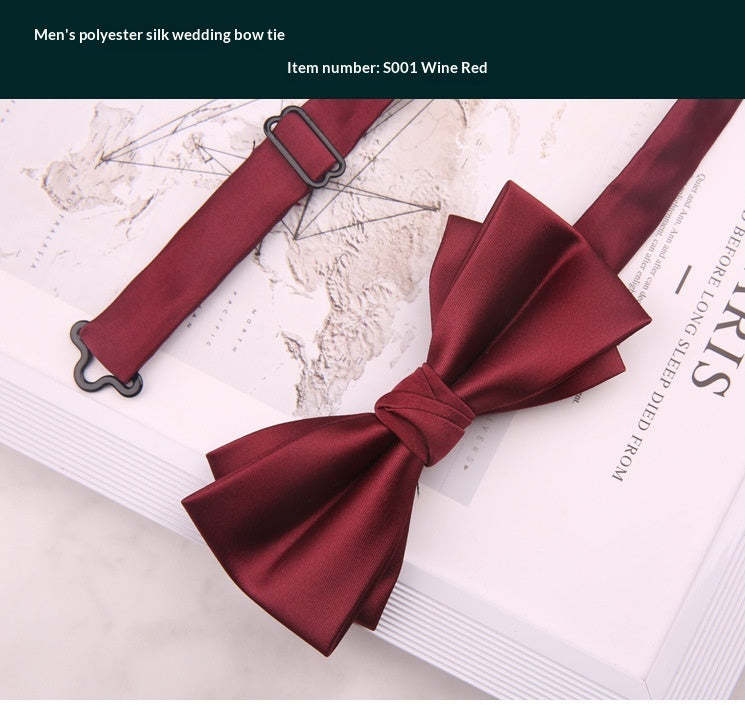 Hommes Polyester mariage Bow Tie