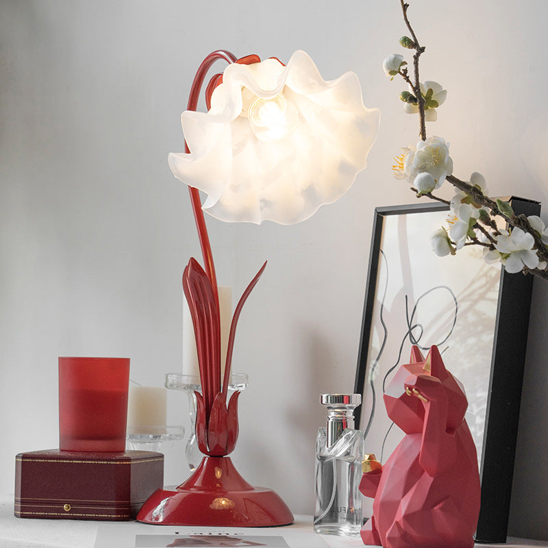 Lanterne de la fleur de lampe de lit de mode de ménage