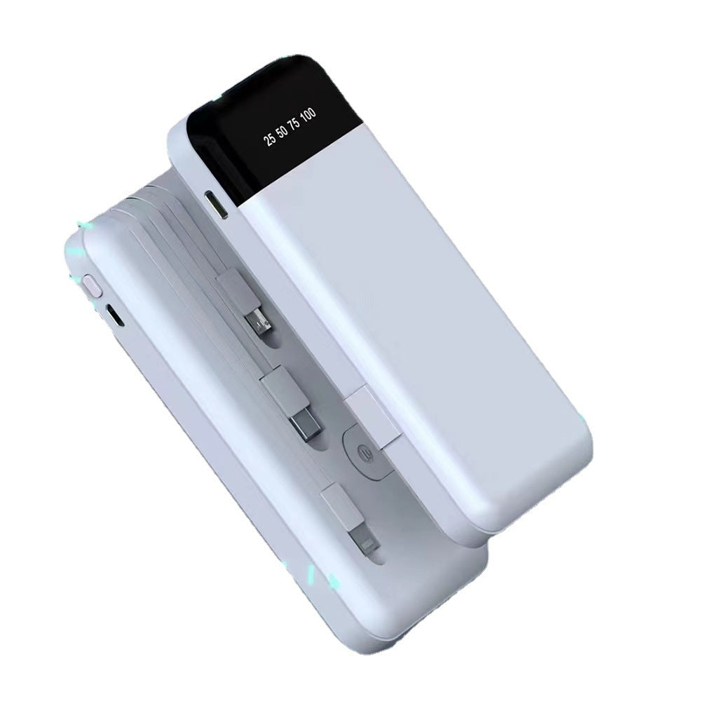 Power Bank One Faites glisser trois avec le câble charge rapide