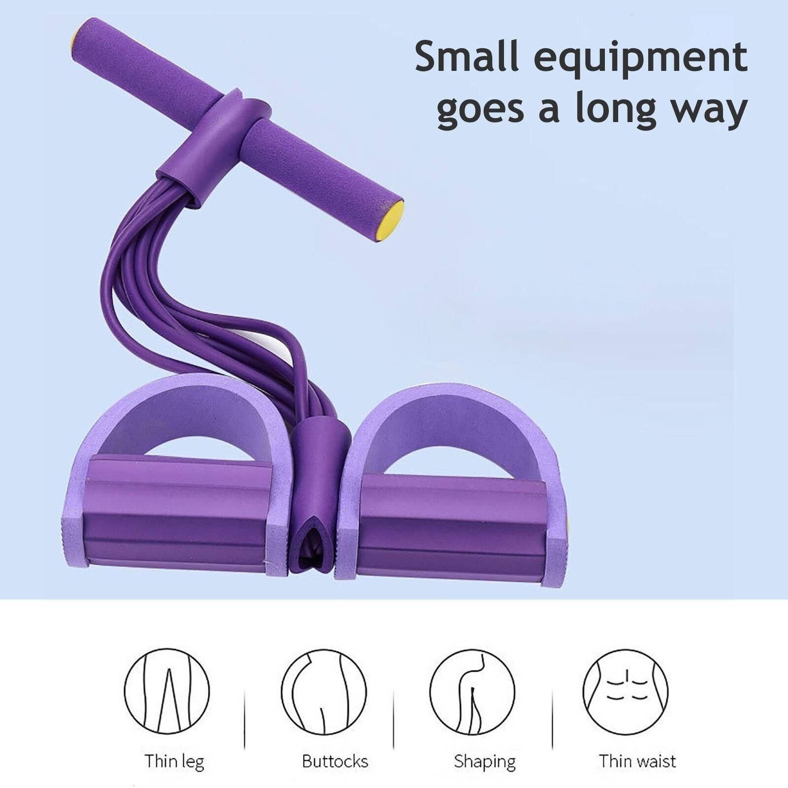 Courroie de tension multi-fonctions 6Tube Gym fitness Pied Pedal Exercise Pull Band Nouveau