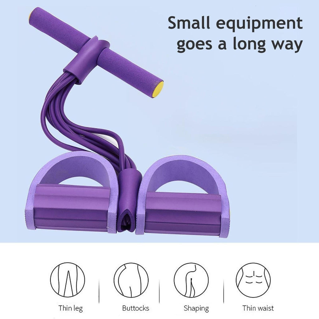 Courroie de tension multi-fonctions 6Tube Gym fitness Pied Pedal Exercise Pull Band Nouveau