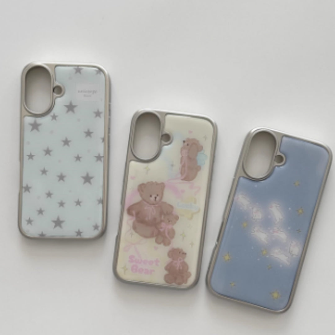 Mignon Star Bunny Approprié téléphone portable Case
