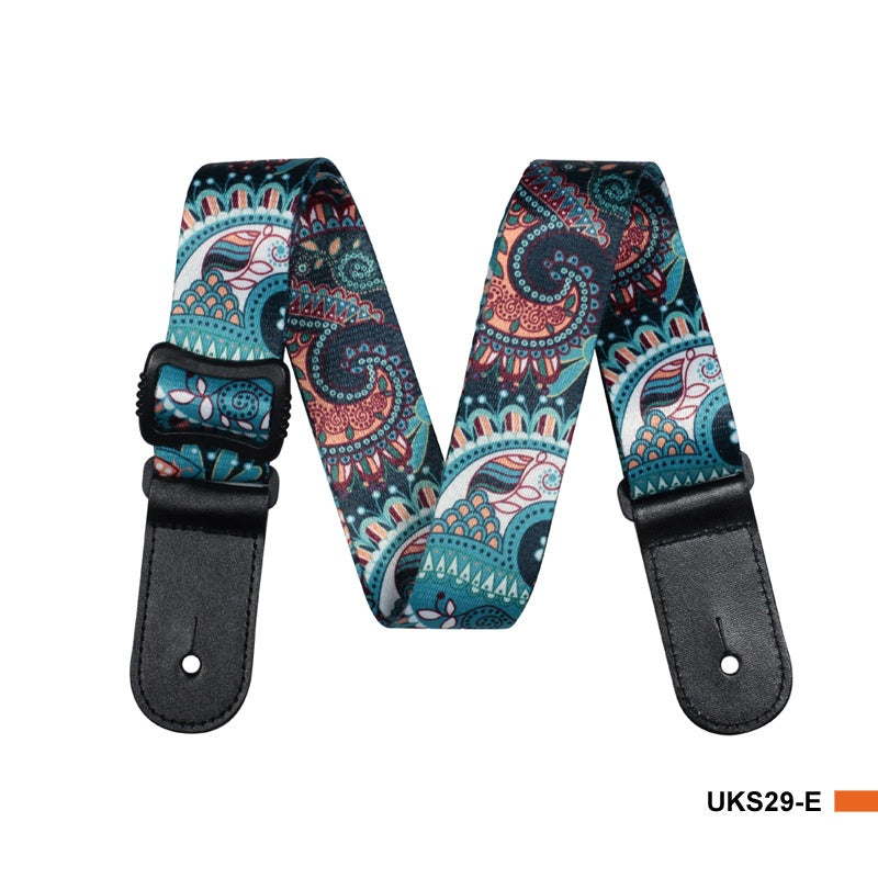 Impression transfert thermique Ukulele Color Petite ceinture de guitare