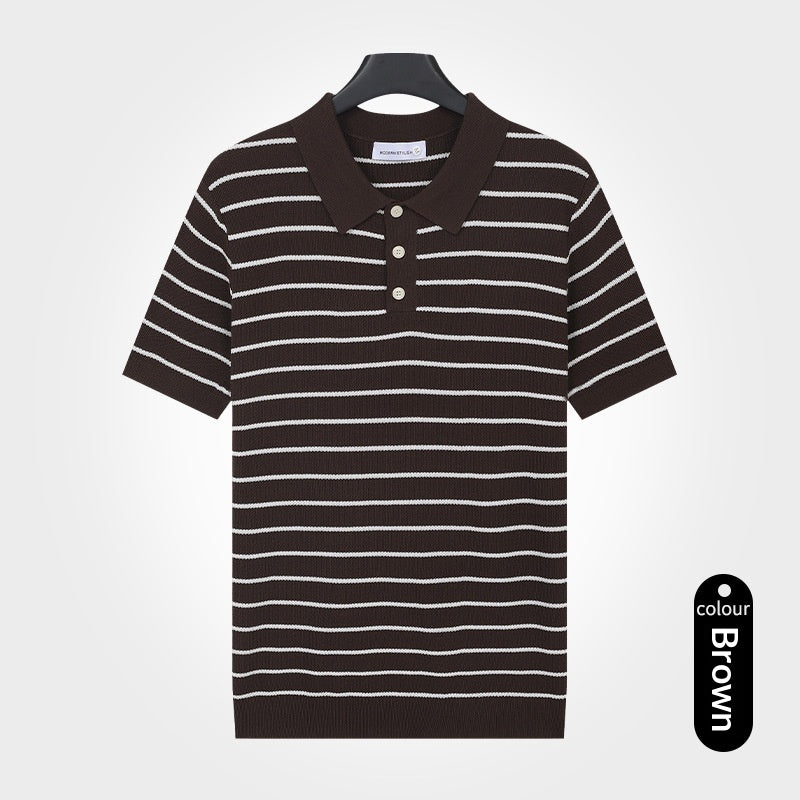 T-shirt à col tournant Hommes Viscose Top