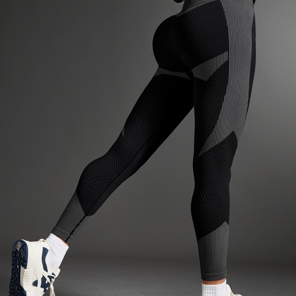Yoga coupe-à-taille Amazon Tk Fitness Leggings Hydratant-Wicking Sportswear Femmes Polyester