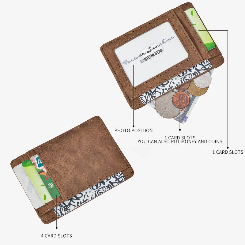 Pièces multifonctionnelles et portefeuille de cartes pour hommes