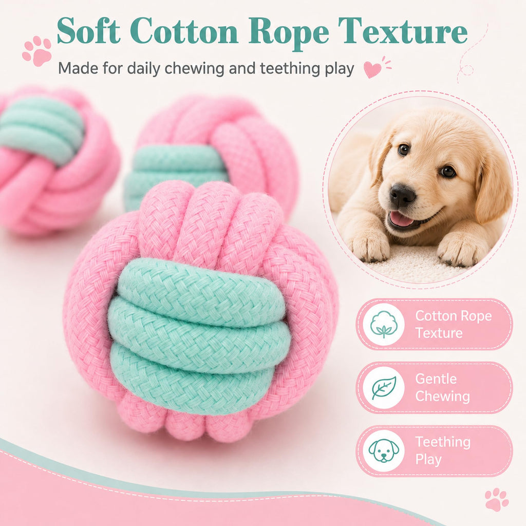 Jouets à corde pour chiens pour chiots et petits chiens