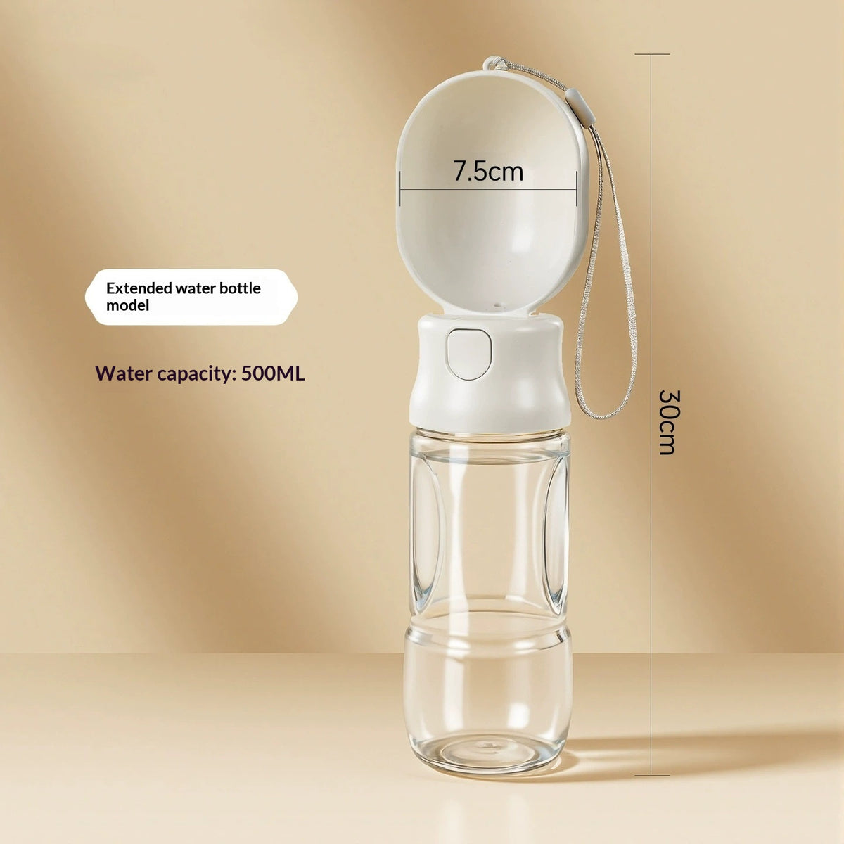 Distributeur d'eau portable pour animaux de compagnie pour les sorties