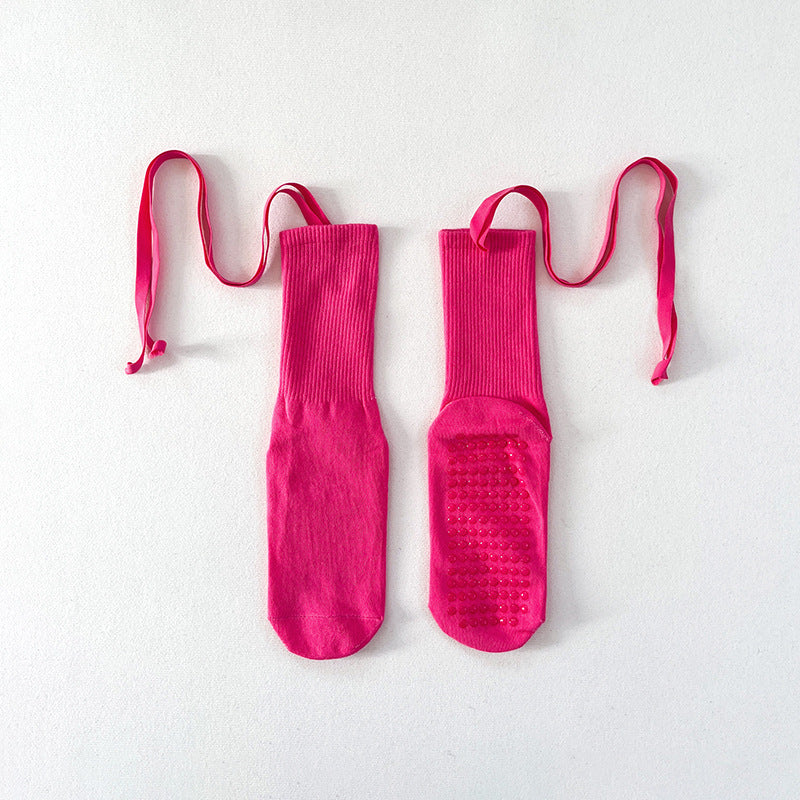 Chaussettes de Yoga Pilates Non-dérapant Chaussettes de Yoga non-dérapantes professionnelles pour femmes