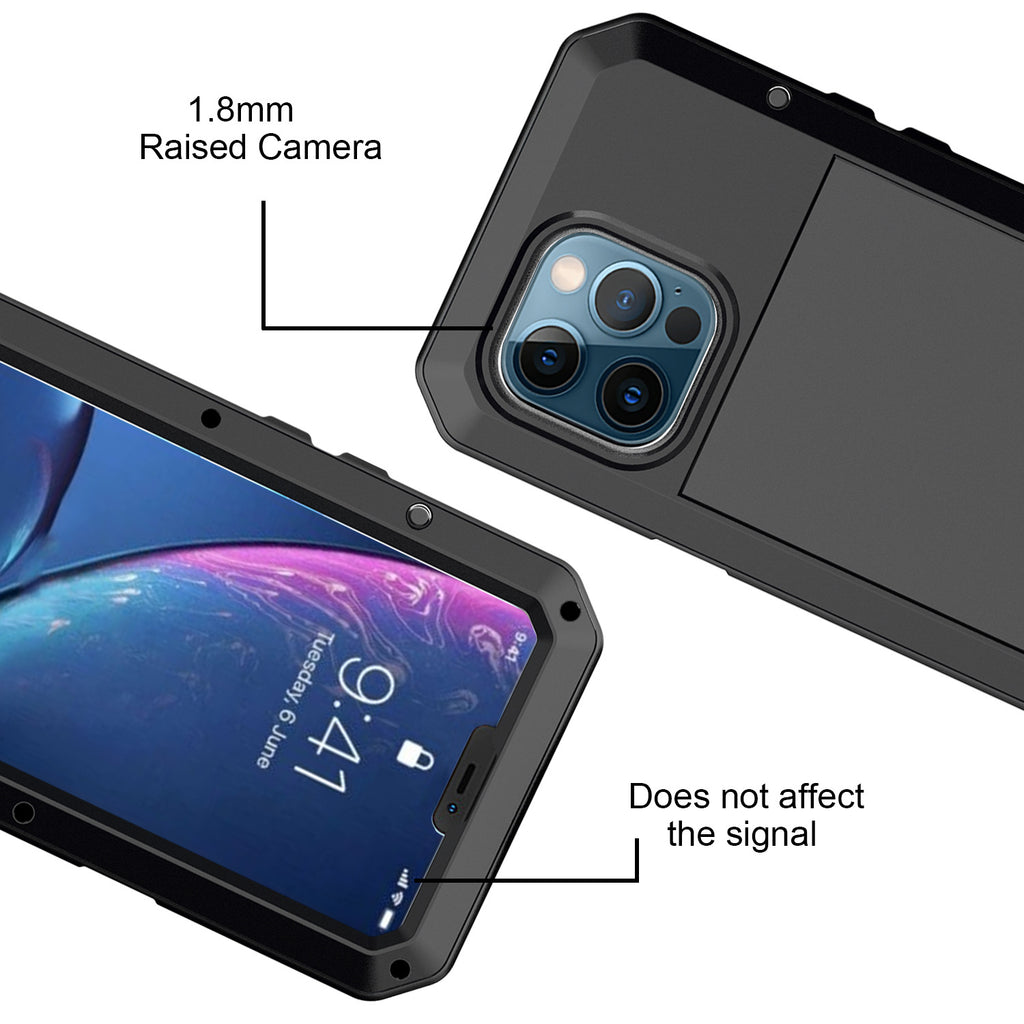 Cas de téléphone en métal de style créatif