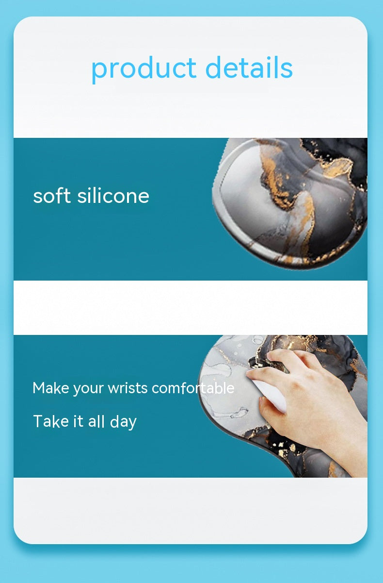 E-Commerce Wristband Rubber Sole Keyboard Pad Flower Game Jeu de bureau