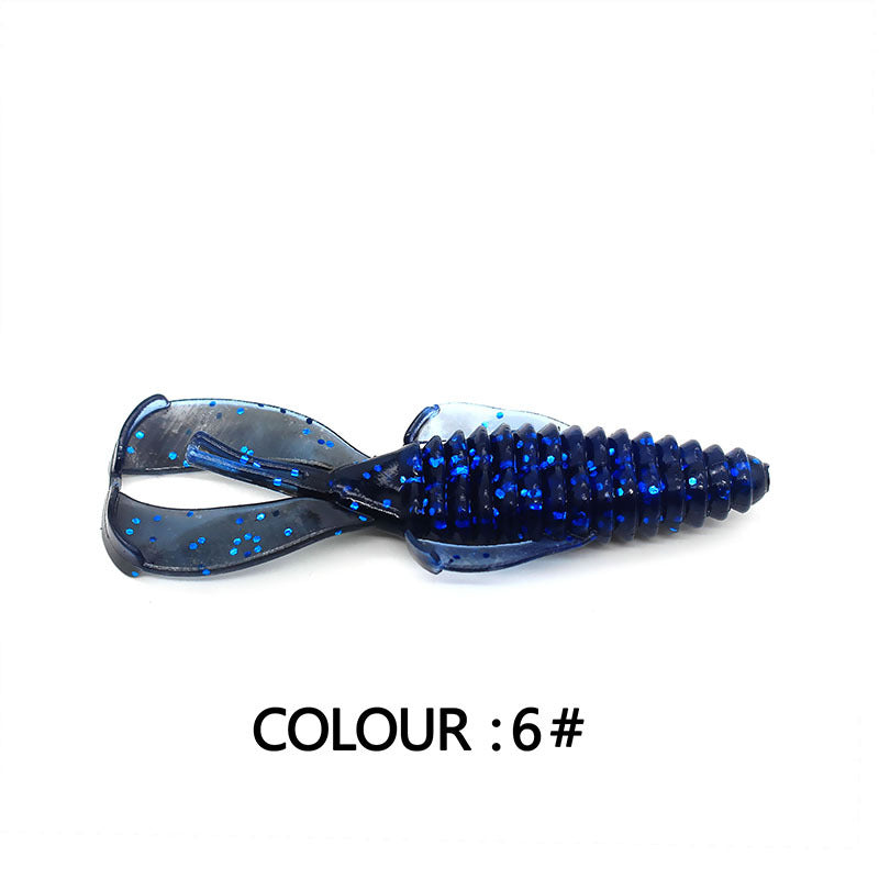 Simulation de lure appât doux 8cm Tackle de pêche