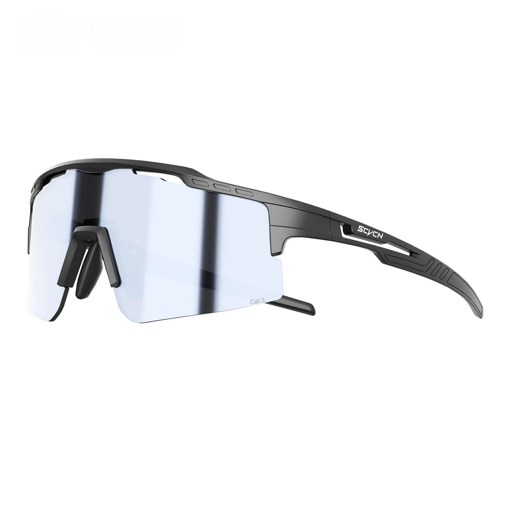 Saiweiyuan Lunettes de vélo de sport de plein air avec des lentilles changeantes de couleur