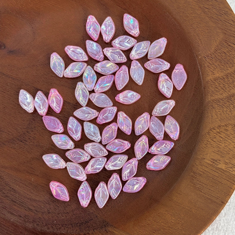 Perles lisses en acrylique bitones foncées
