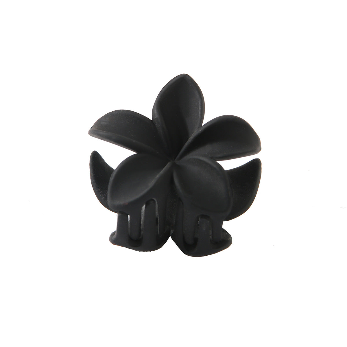 Candy Couleur plume rouge Couleur solide Fleurs en plastique Barrettes