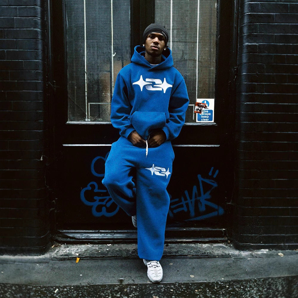 Automne et hiver Casual Retro Hip-hop Sportswear Hoodie mode