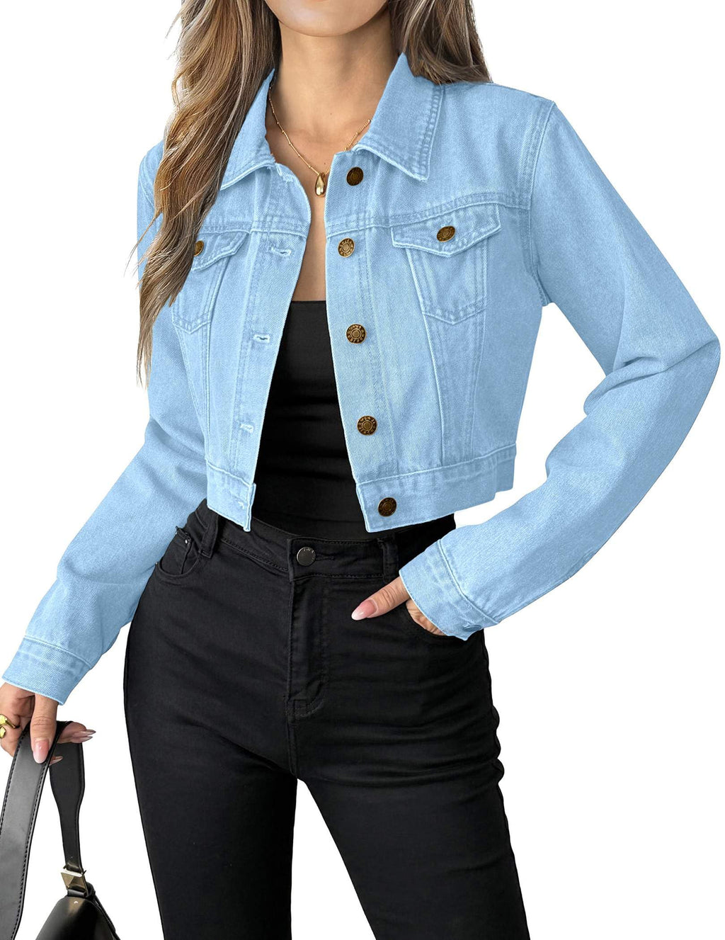 Femmes Européen et américain Printemps et été Commerce extérieur Amazon Temu Femmes Denim Top