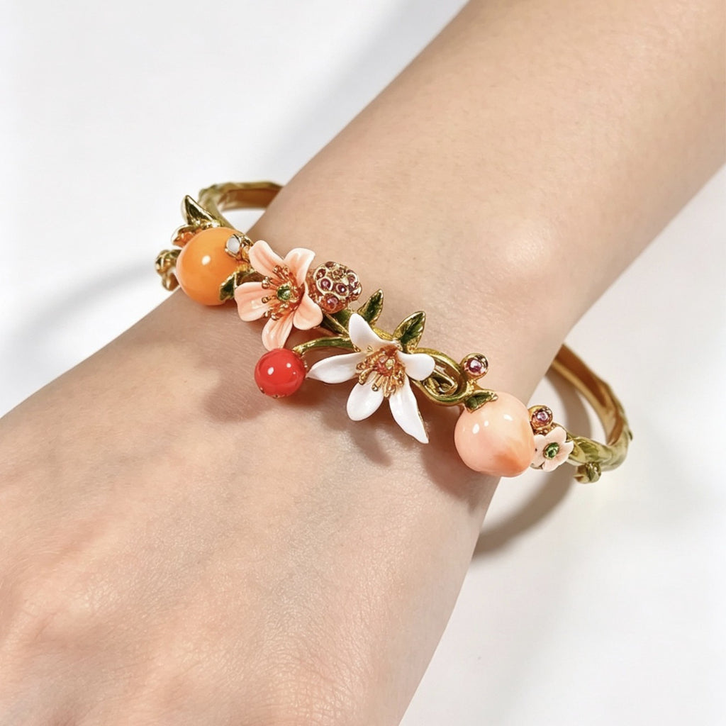 Japonais et coréen Niche Colorful Enamel Bracelet