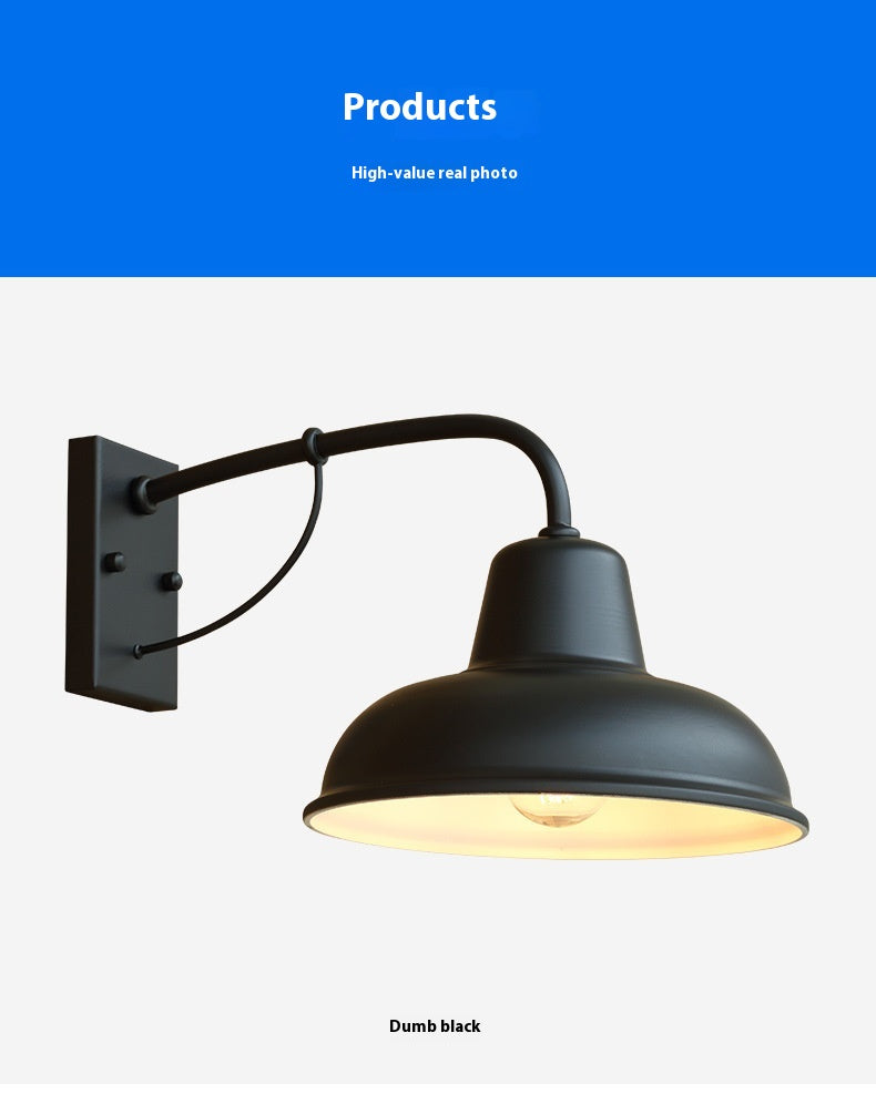 Lampe murale extérieure rétro LED