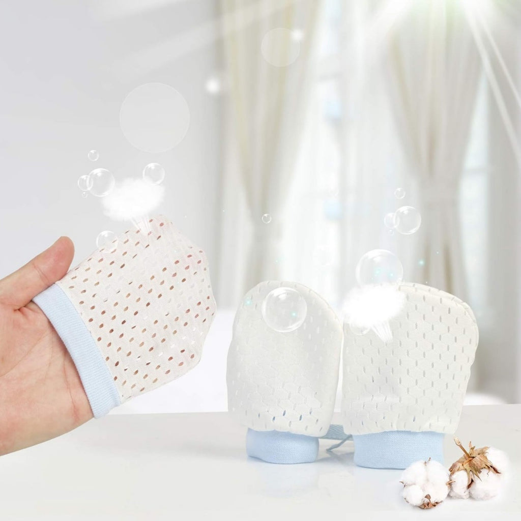6 paires de nouveaux-nés anti-égratignures