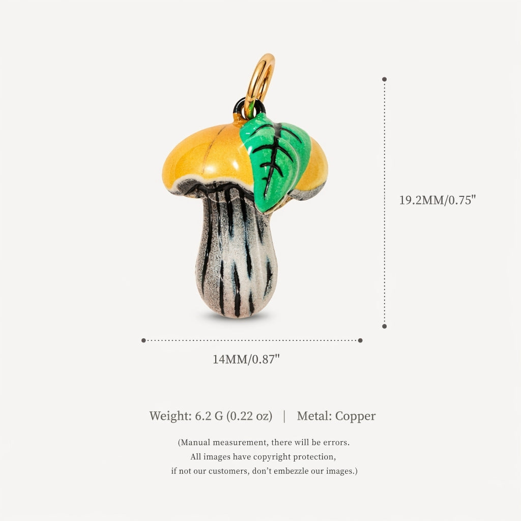 Accessoire de pendentif couleur mode pour champignons