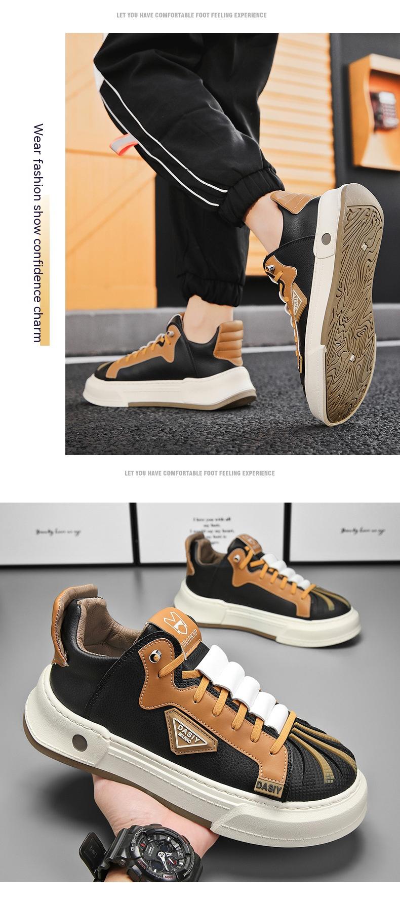 Les hommes polyvalents tendance Bas-top Sneakers Respirant Chaussures Casual