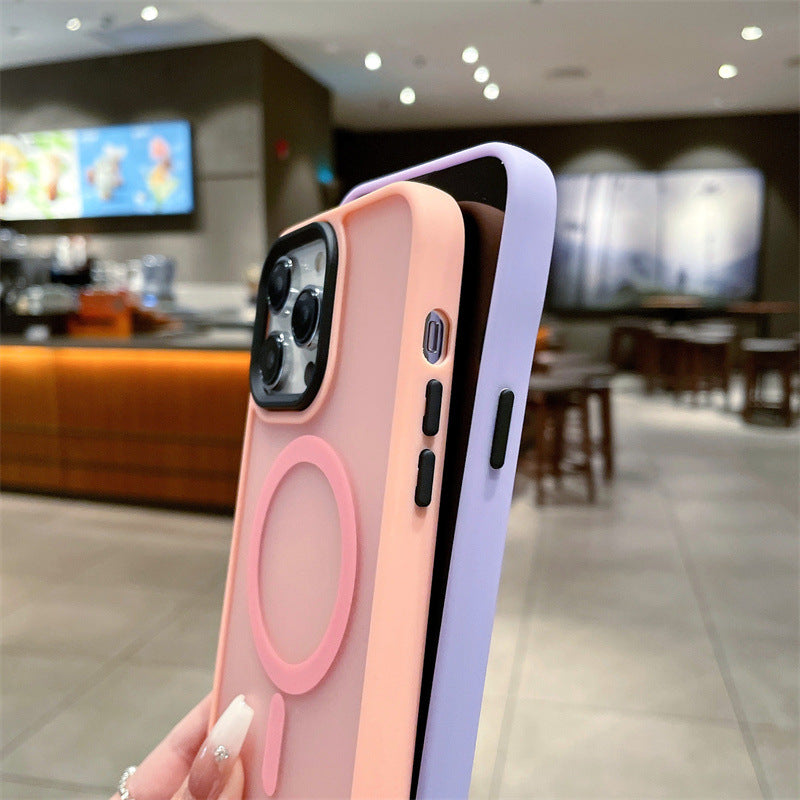 Cas magnétique de téléphone en acrylique gelé