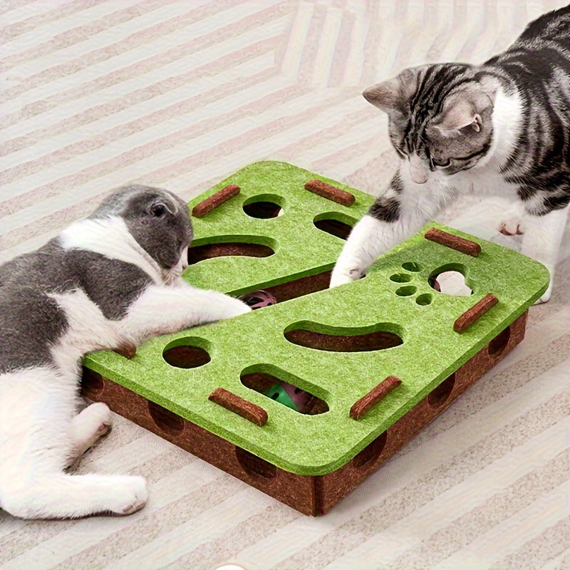 Jouet interactif de Puzzle Cat avec tunnel Maze