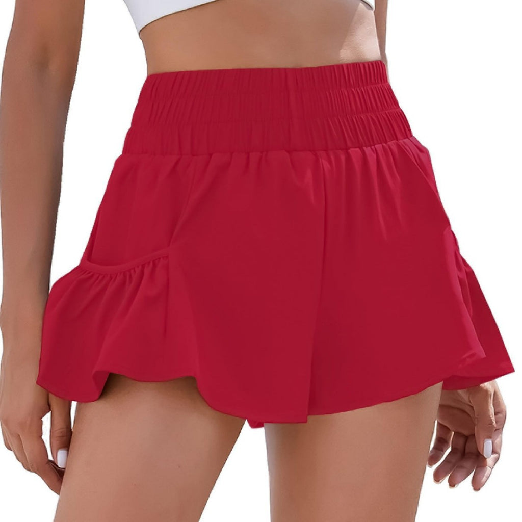 Vente Été Polyester Quick Dry Running Femmes Fitness Haute ceinture Poche Sports Casual Court