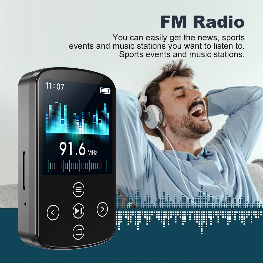 Bluetooth Music Player HIFI Boutons d'écran tactiles haute fidélité